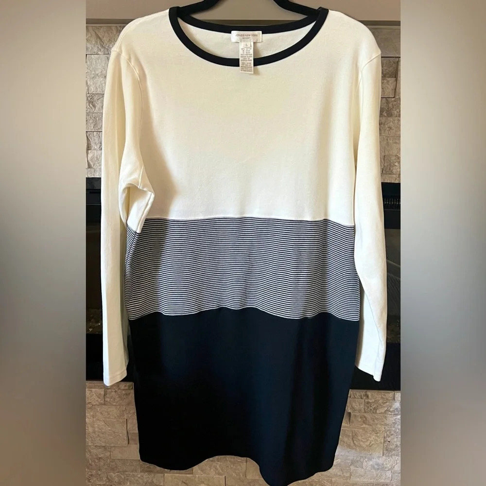 Jones NY Sport Colorblock sheath dress